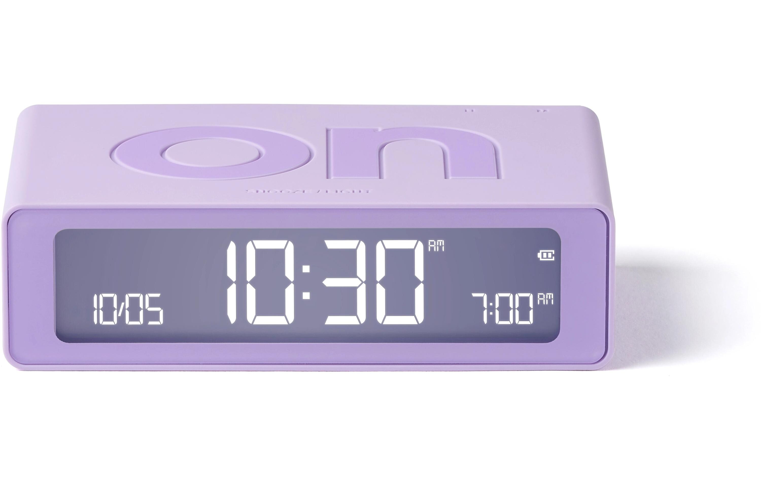 Digitalwecker Flip Mini LavendelMini LCD-Wecker mit Umkehrfunktion (On/Off)