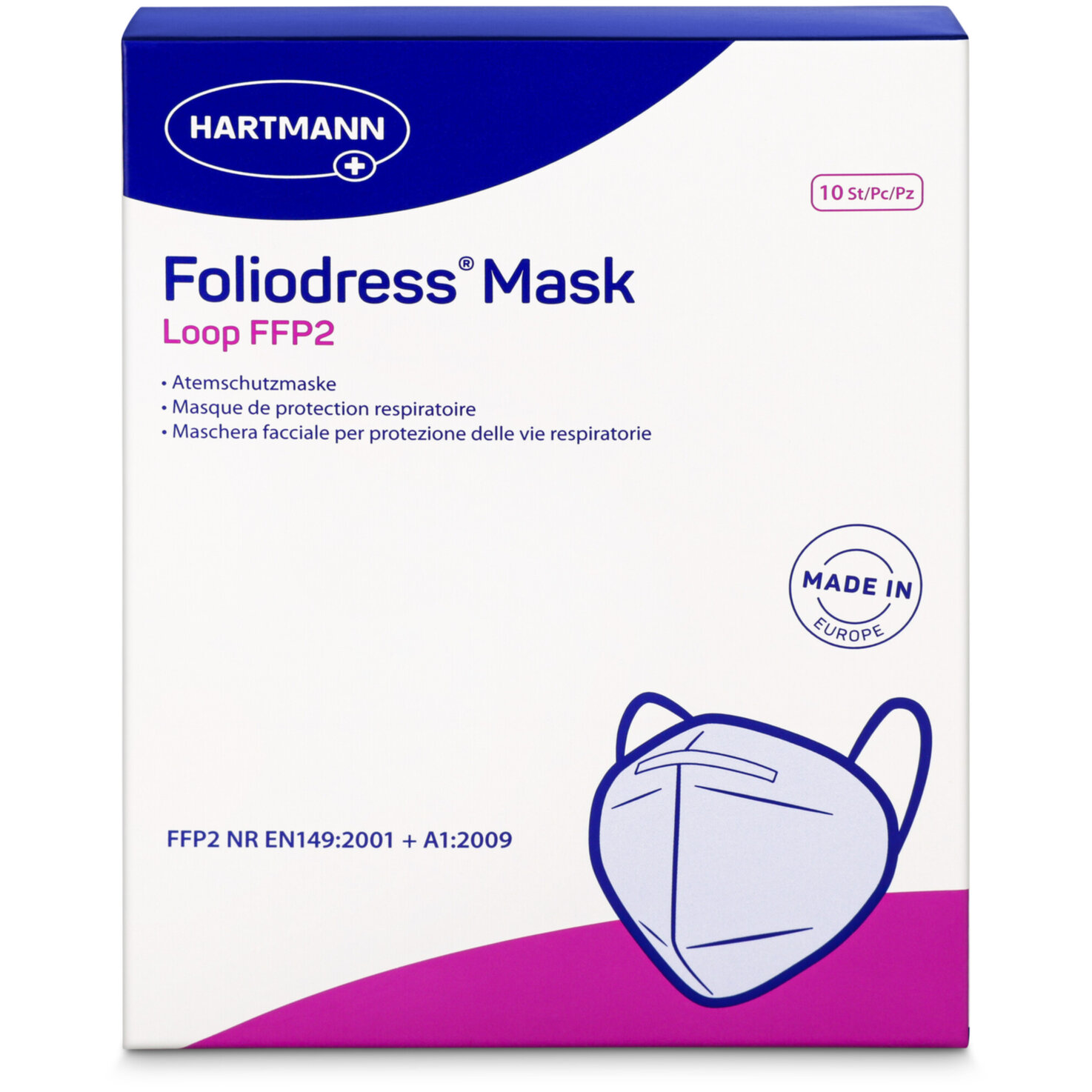 Foliodress Maske Loop FFP2 10 Stück