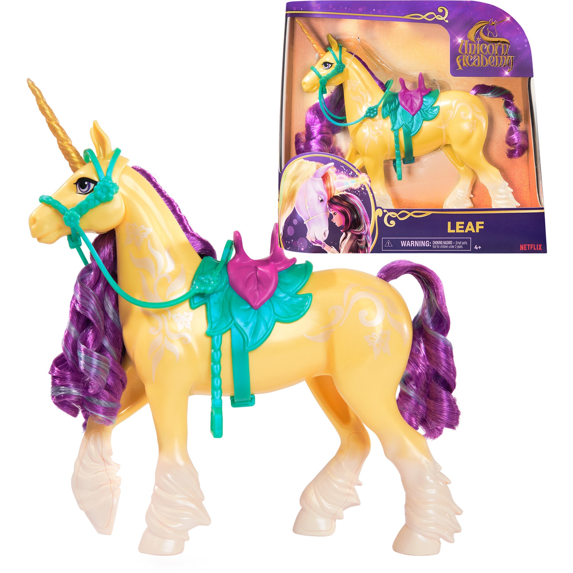 Spin Master Spielfigur Unicorn Academy - Einhorn Leaf