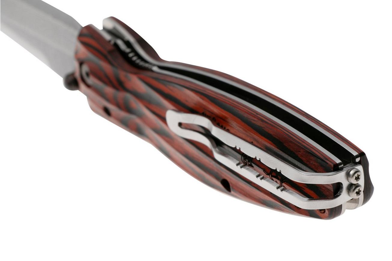 Mcusta MC-0183D Sengoku Tokugawa Ieyasu, red pakkawood handle, herenmes