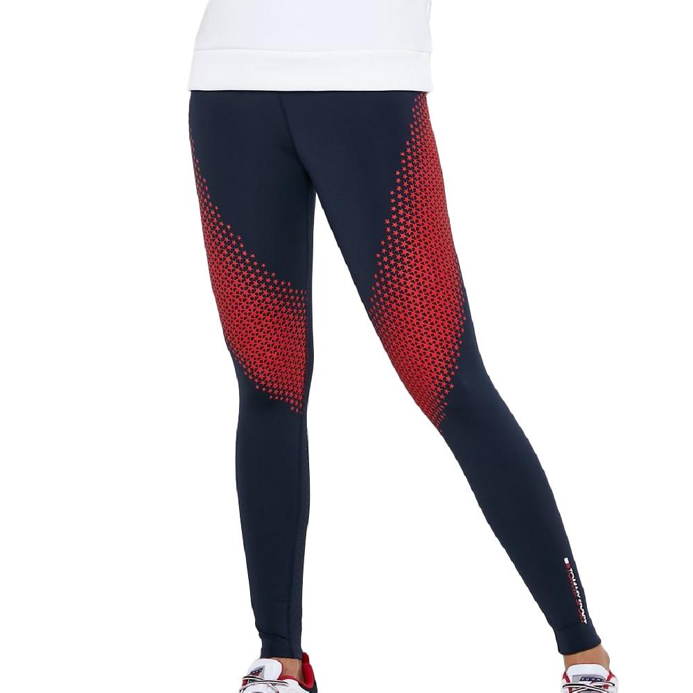 Tommy Hilfiger Legging Bleu Femme Tommy Sport Technique
