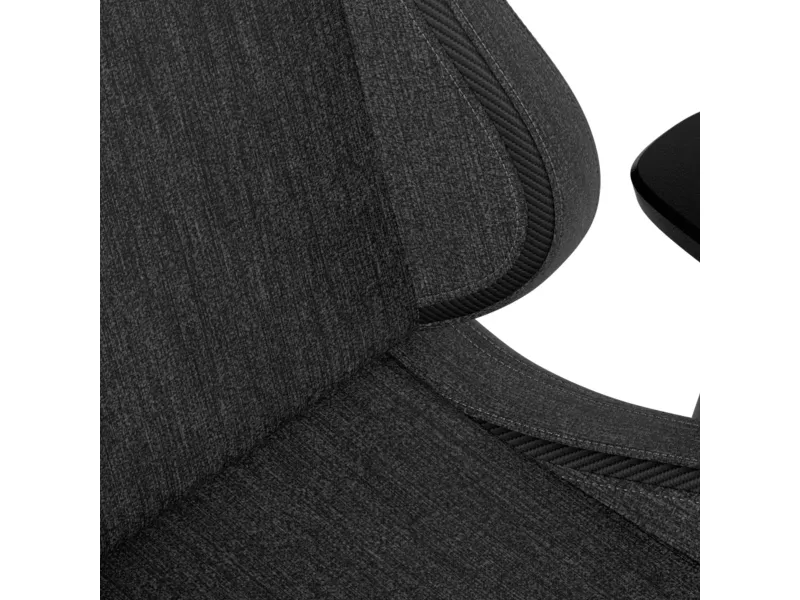 Noblechairs EPIC Compact - Stol - armstøtter - T-formet - vippe - aluminium, polyurethan, tekstil, nylon/polyetylen, polyuretan-læder, koldskum, stålramme - antracit/karbon