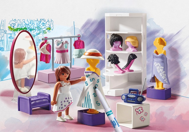 Playmobil® Konstruktions-Spielset »Fashion Design Set (71373), Color«