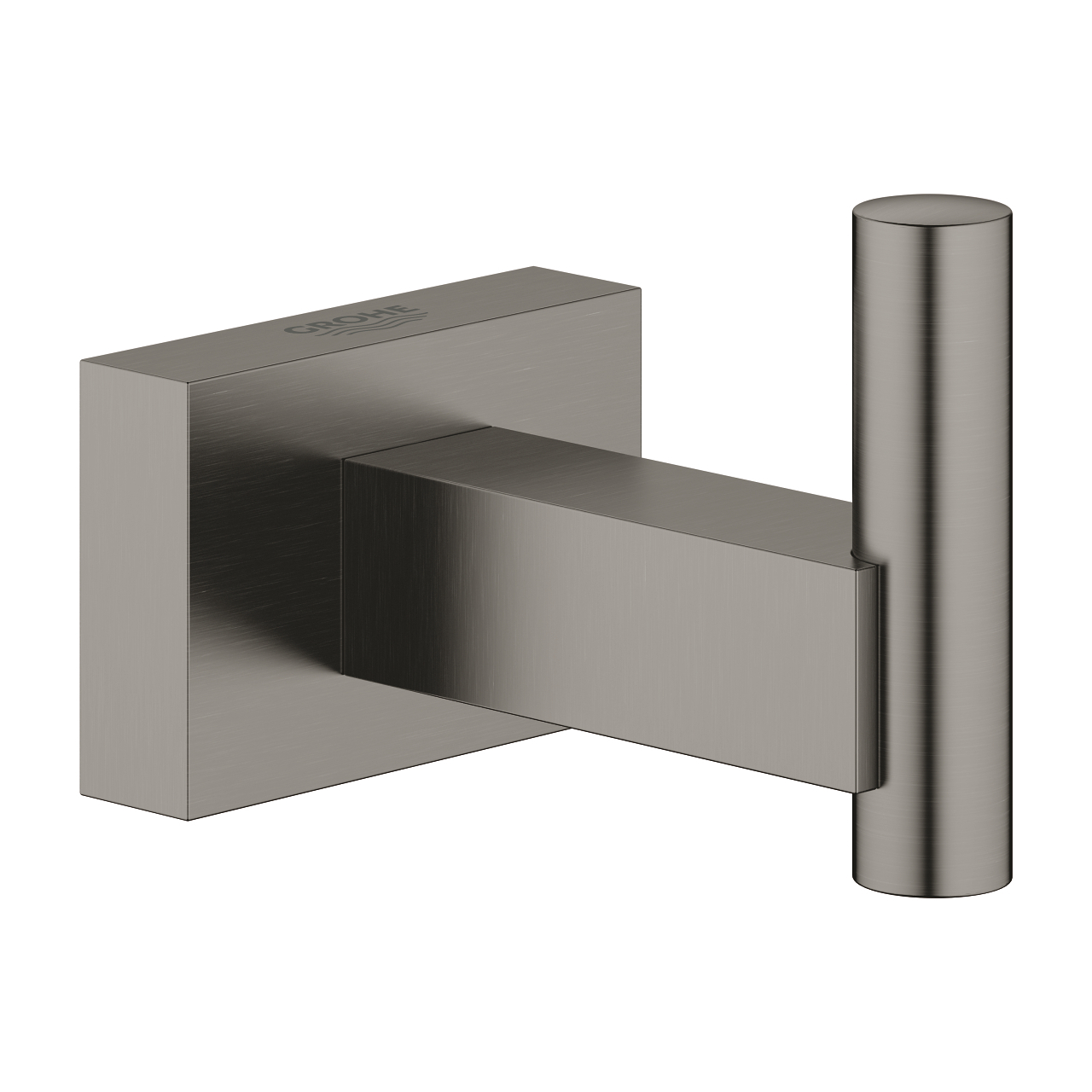 Grohe Essentials Cube handdoekhaak brushed hard graphite