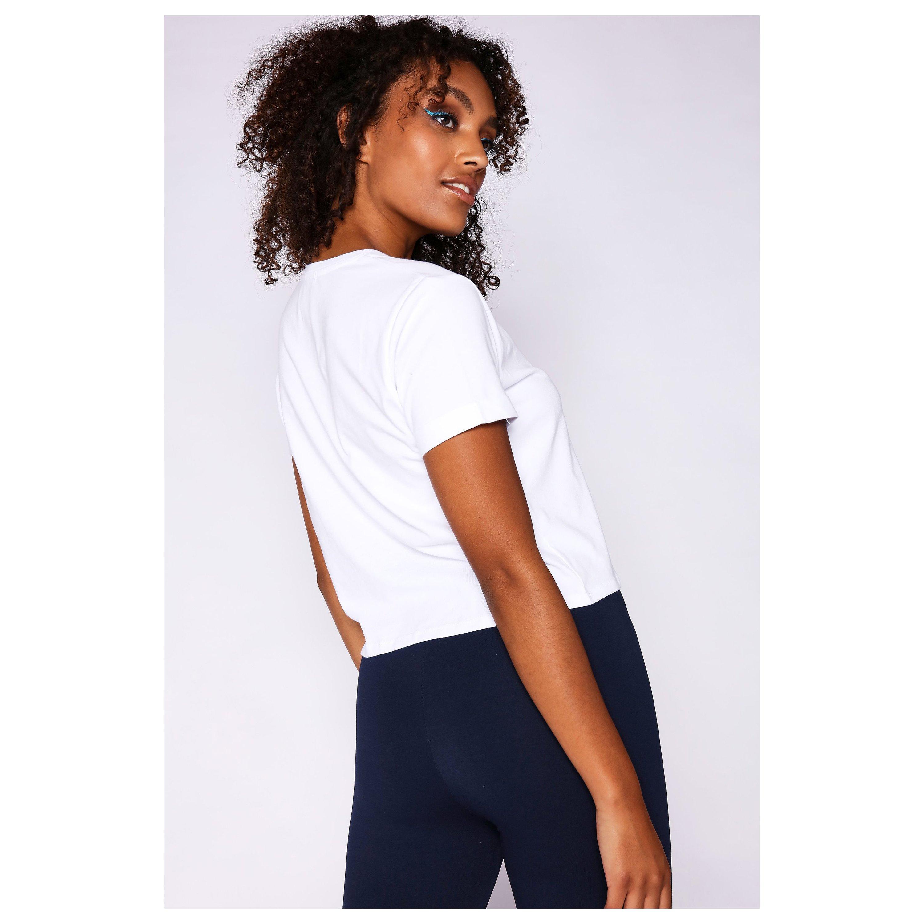 11 Degrees Core Cropped T Shirt