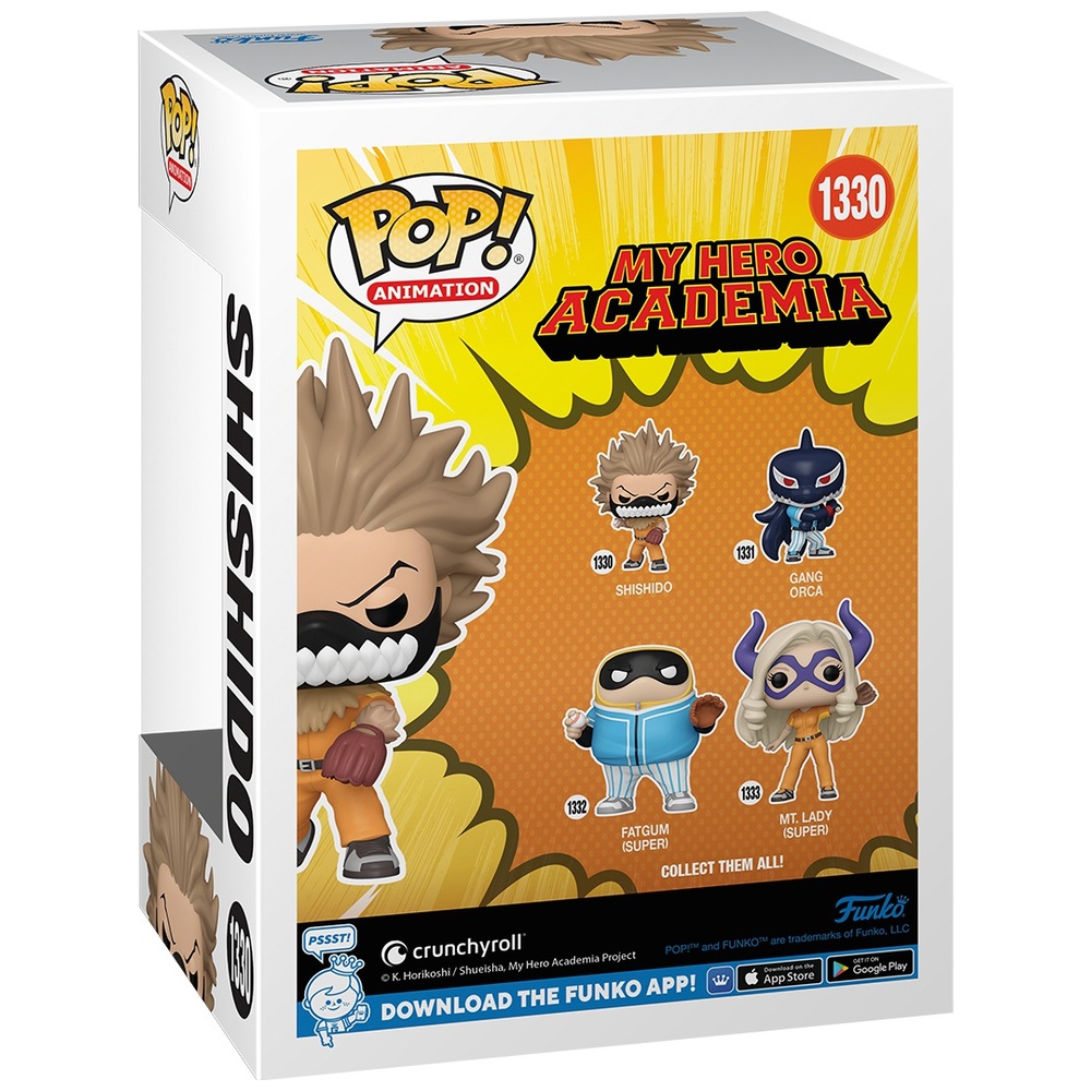POP! Vinyl Animation 1330: My Hero Academia Hero League Baseball Shishido