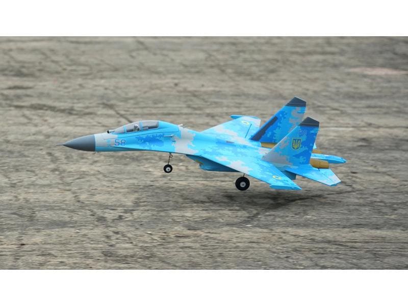 Amewi Impeller Jet XFly SU-27 50 mm Twin EDF Blau, PNP Semi-Scale Jet mit zwei 50 mm Impeller