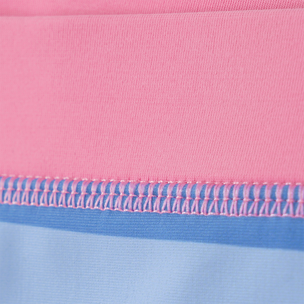 Topomini Baby UV-Badehose mit Streifen UPF60 rosa / hellblau / orange
