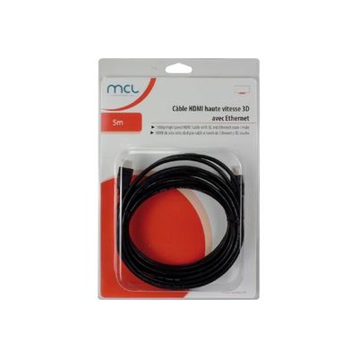 MCL Samar - câble HDMI haute vitesse 3D avec ethernet (M) - 5 m