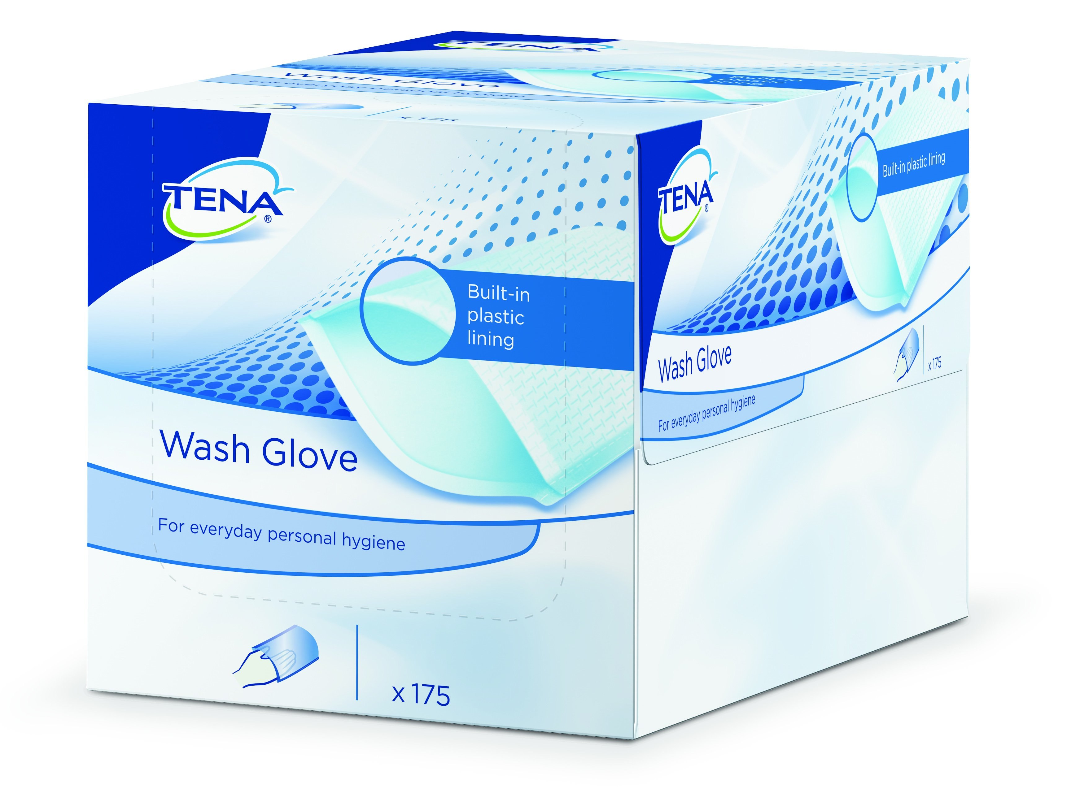 TENA Wash Glove<br>175 Stück, mit Folie