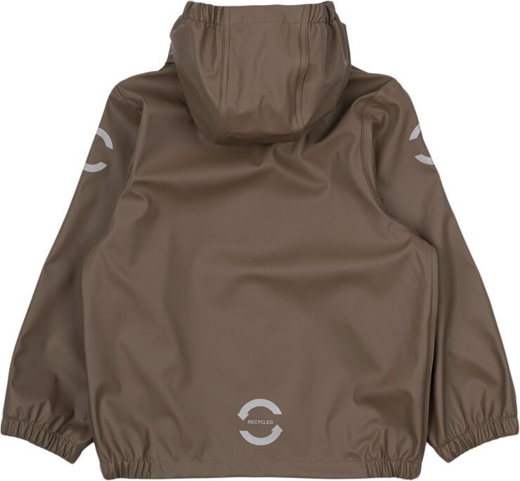 Mikk-Line PU Rain w. Susp. Recycled Chocolate chip