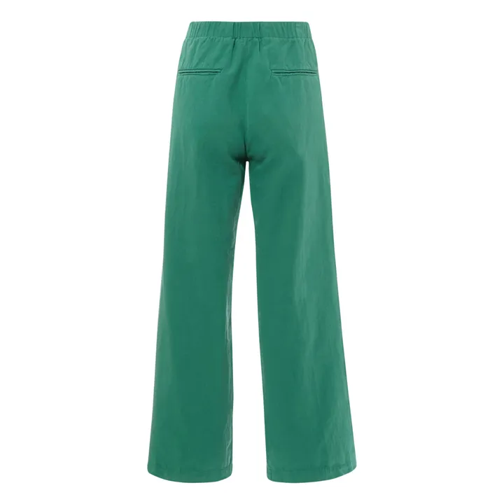 Pomandère Pantalon Coton et Lin | Vert