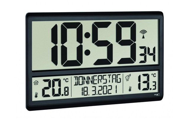 TFA Dostmann Funkwanduhr