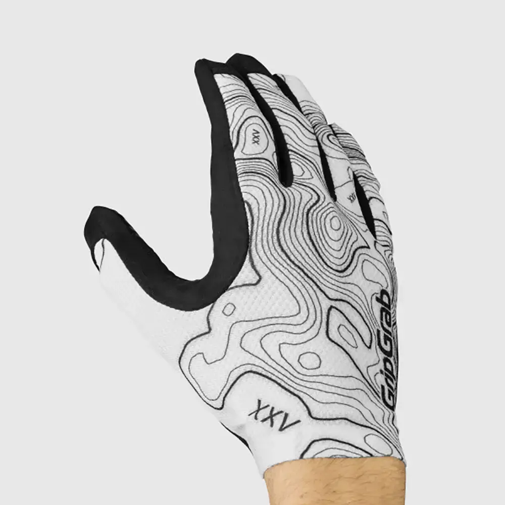 GripGrab Rebel MTB Zomer Fietshandschoenen Lange Vingers Wit