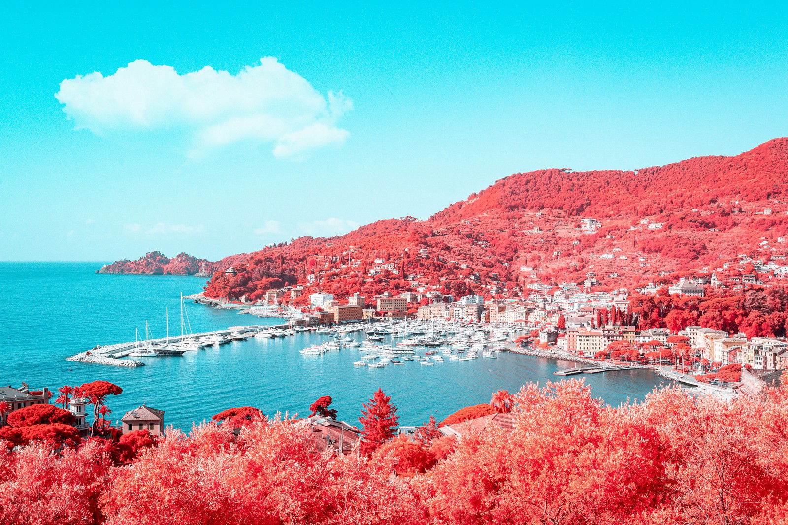 Infrared Santa Margherita Ligure by Paolo Pettigiani - Limited Edition. Edition of: 150. Signed.
