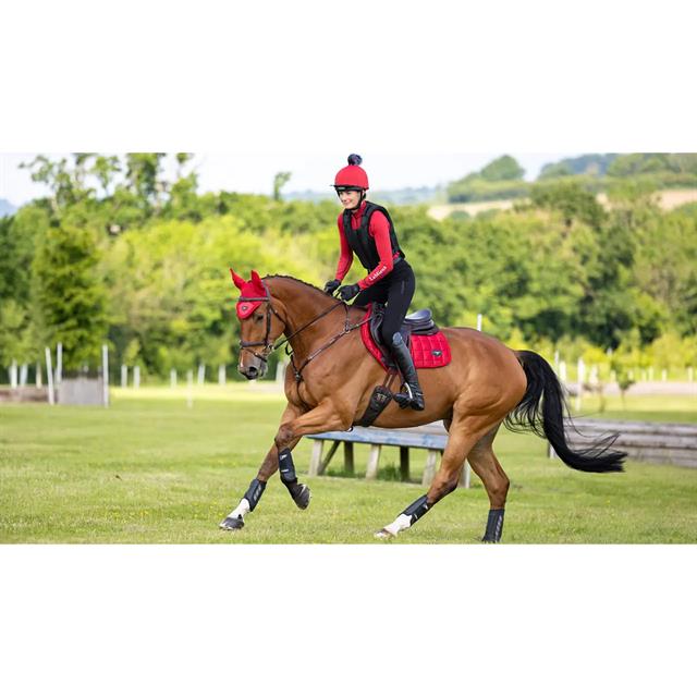 Zadeldek LeMieux Loire Classic Square Close Contact Springen Rood