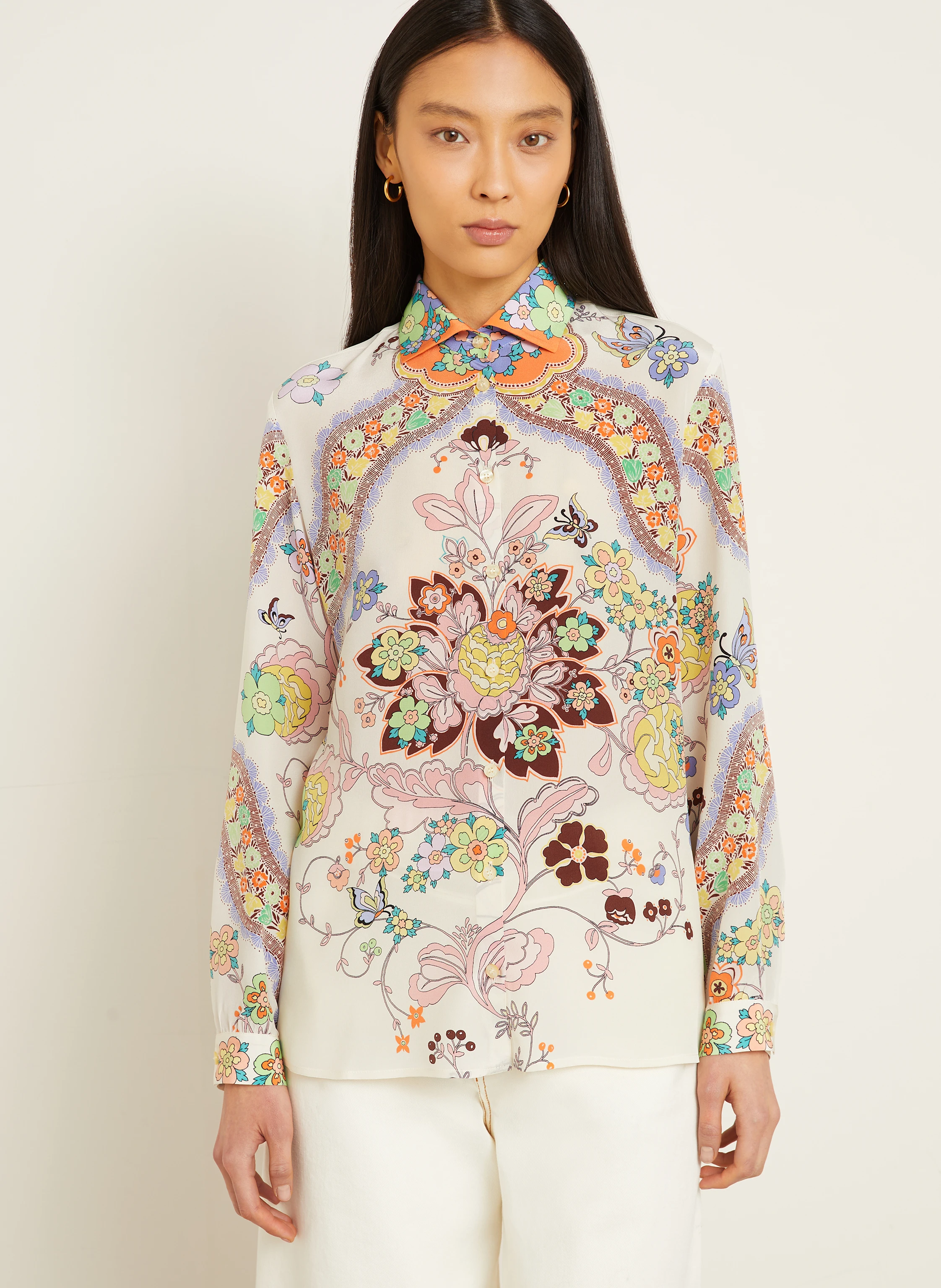 ETRO Hemdbluse aus Seide