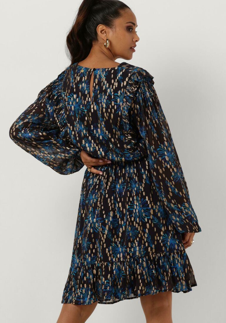 CIRCLE OF TRUST donkerblauwe circle of trust mini jurk eva dress