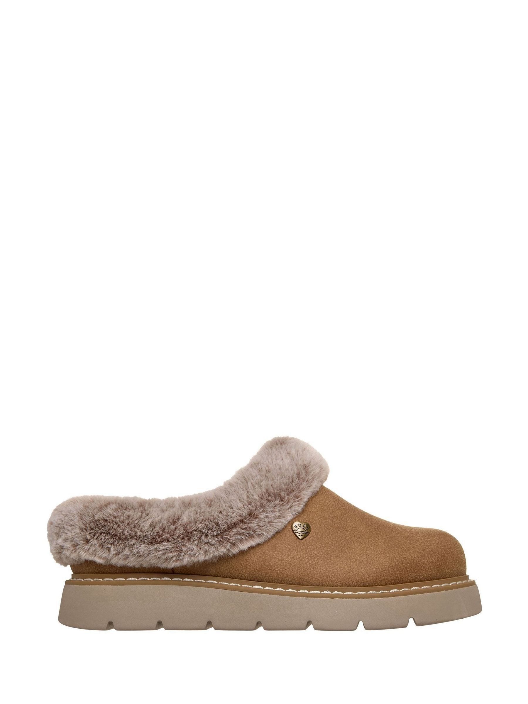 Kastanjebruin - Skechers Keepsakes Lite Cozy Mix Pantoffels