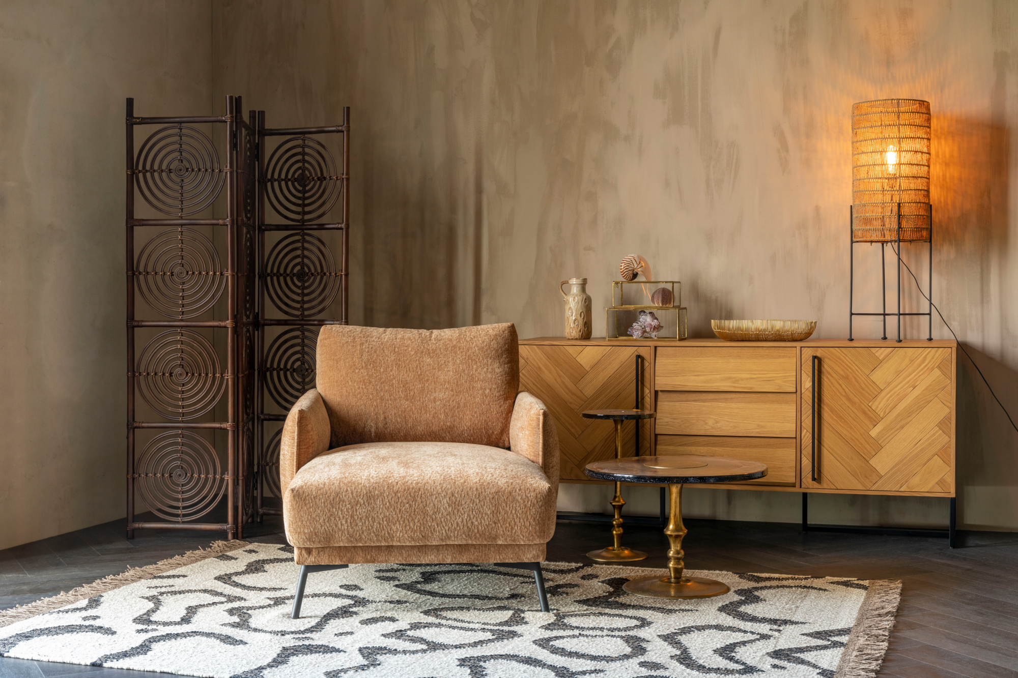 Dressoir Class Hoog Bruin