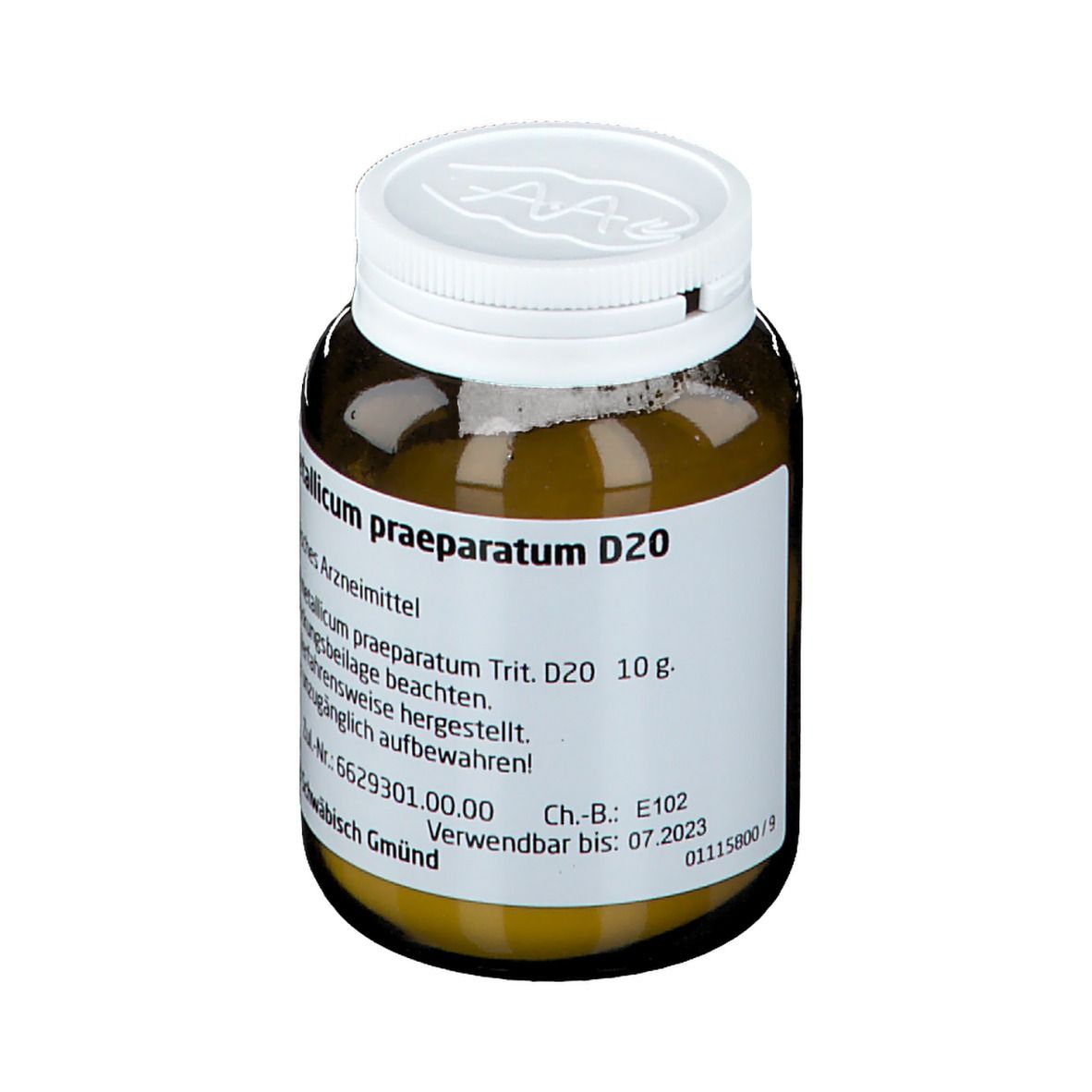 Aurum Metallicum Praeparatum D20