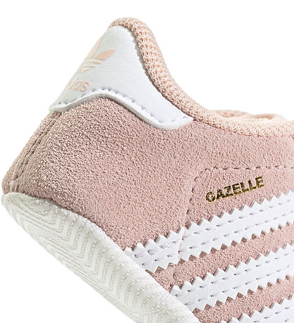 adidas Originals Hjemmesko - Gazelle Crib - Rosa/Hvid