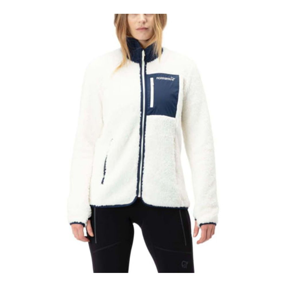 Norrona WARM3 - Polaire Femme snowdrop