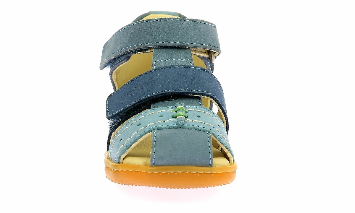 KICKERS<br>Sandálias fechadas de couro Kick Bazar