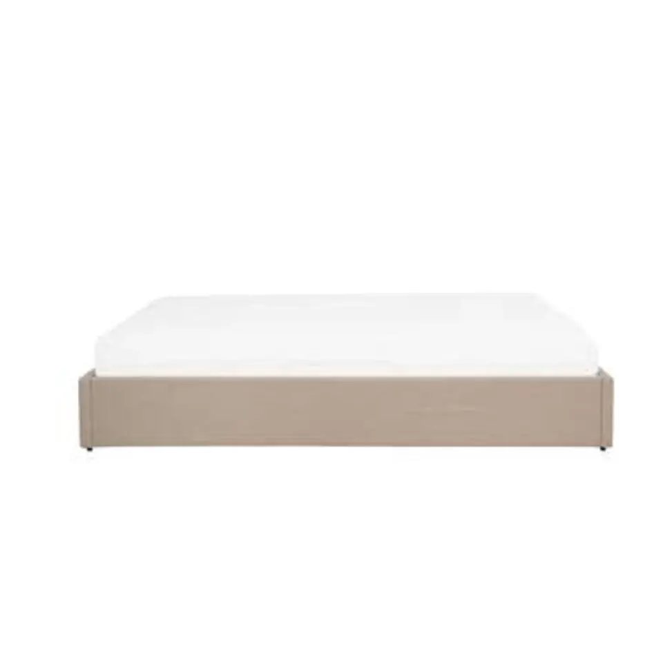 DINAN - Tweepersoonsbed - Beige - 180 x 200 cm - Polyester