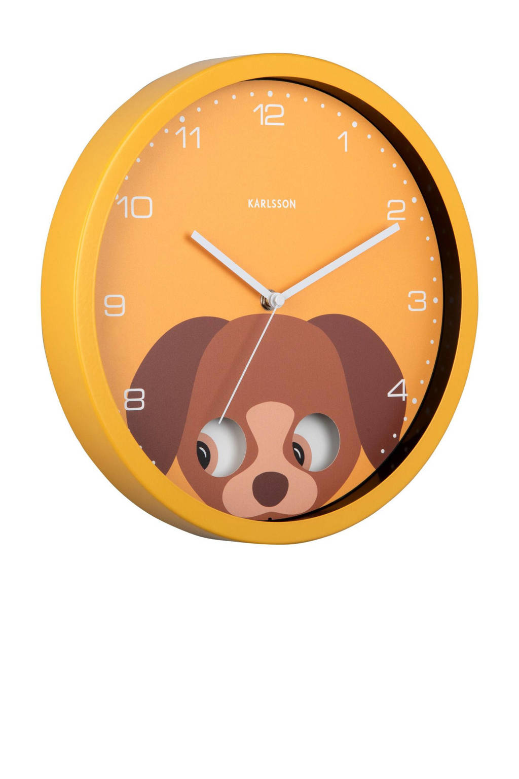 Klokken wandklok Peekaboo Dog (Ø30,8 cm)