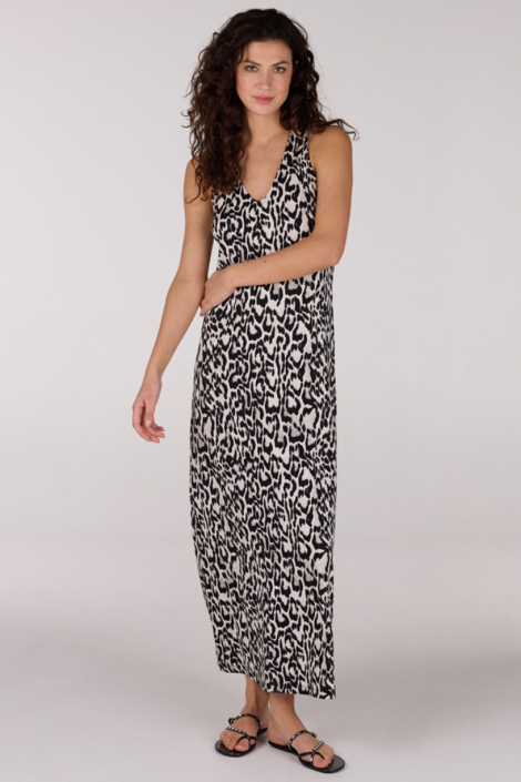 Juffrouw Jansen multi color dames jurk