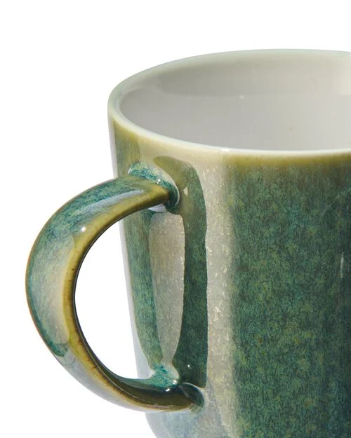 mug à café Chicago 130 ml - émail réactif - vert