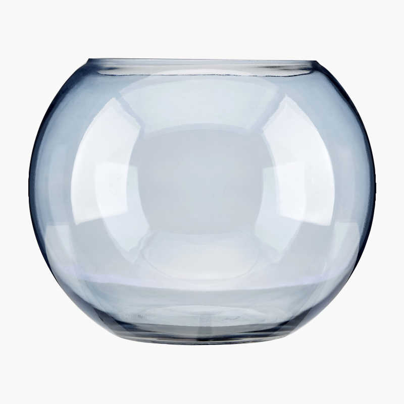 Glasskål, blå