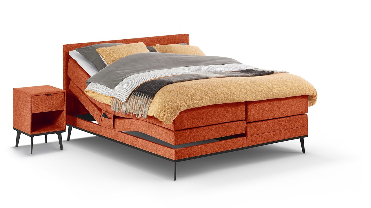Elektrische boxspring Viggo adore koper