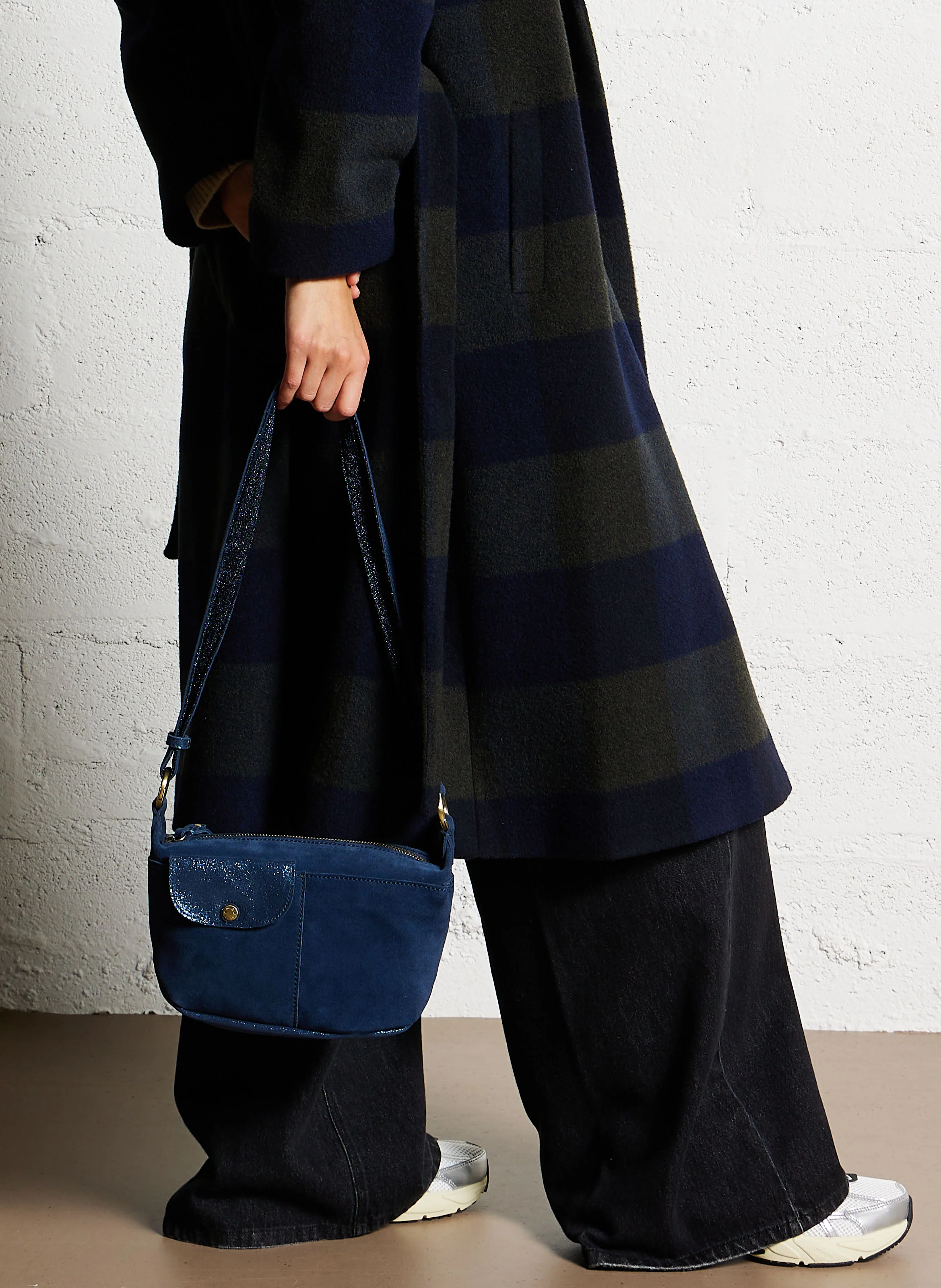 LAYA - Sac bandoulière en cuir | Bleu