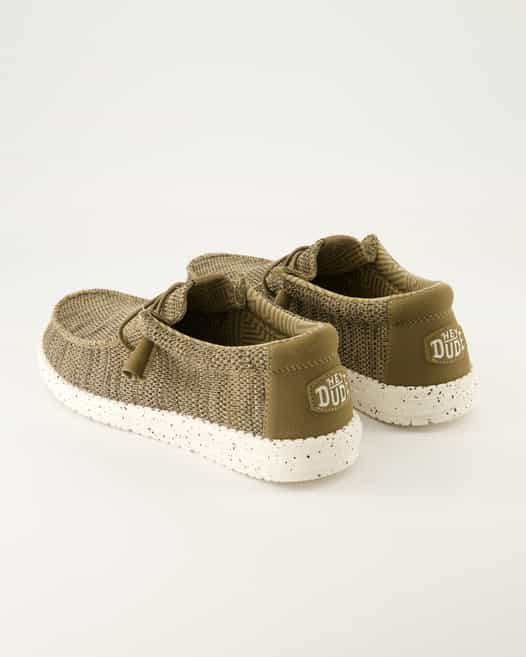 Hey Dude Wally Sox Slipper in Braun