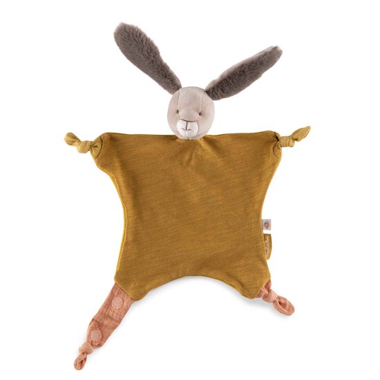 Trois petits lapins Doudou Lapin   Ocre        de               Moulin Roty