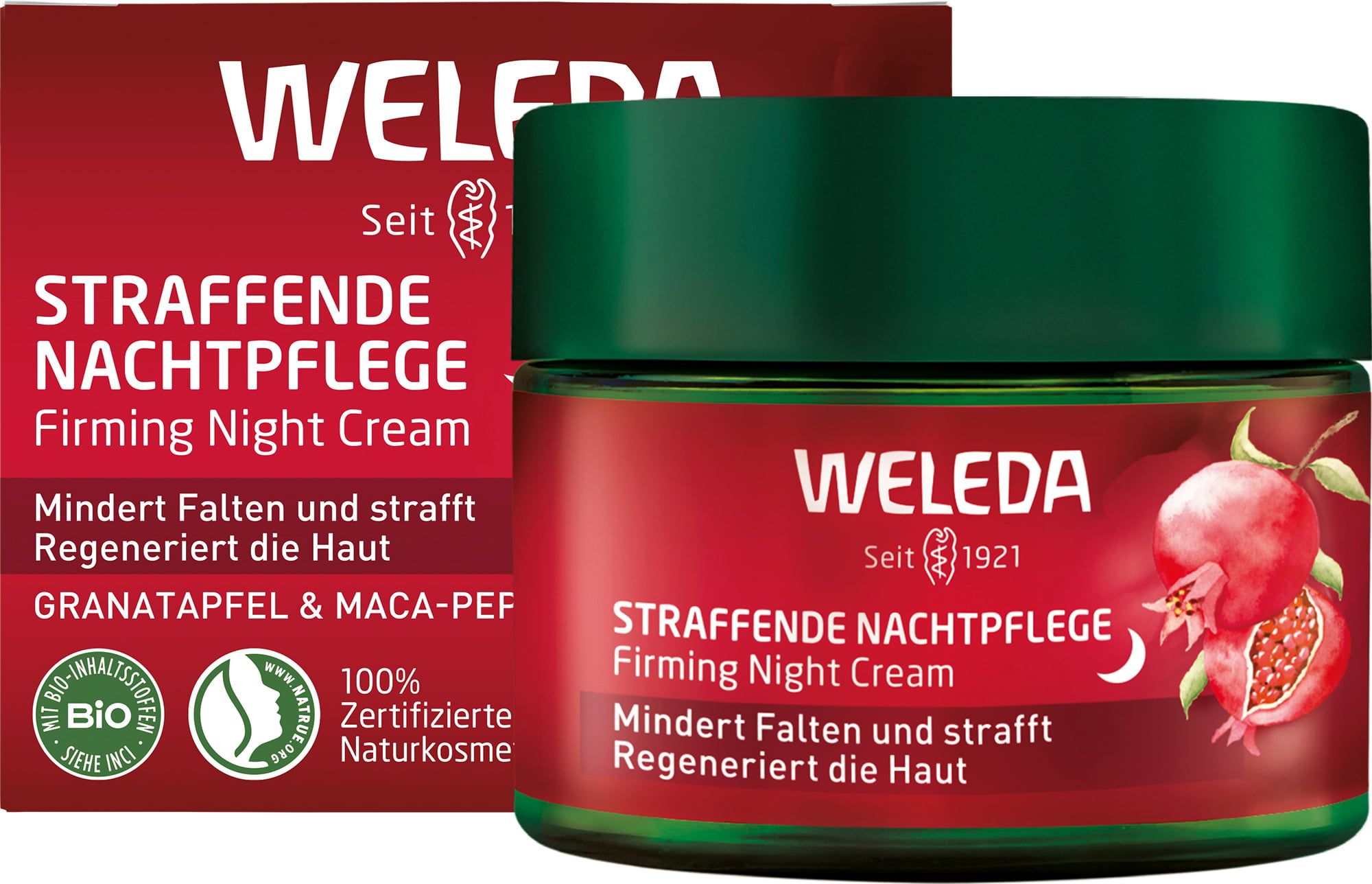 Weleda Nachtpflege Granatapfel & Maca-Peptide Topf 40 ml