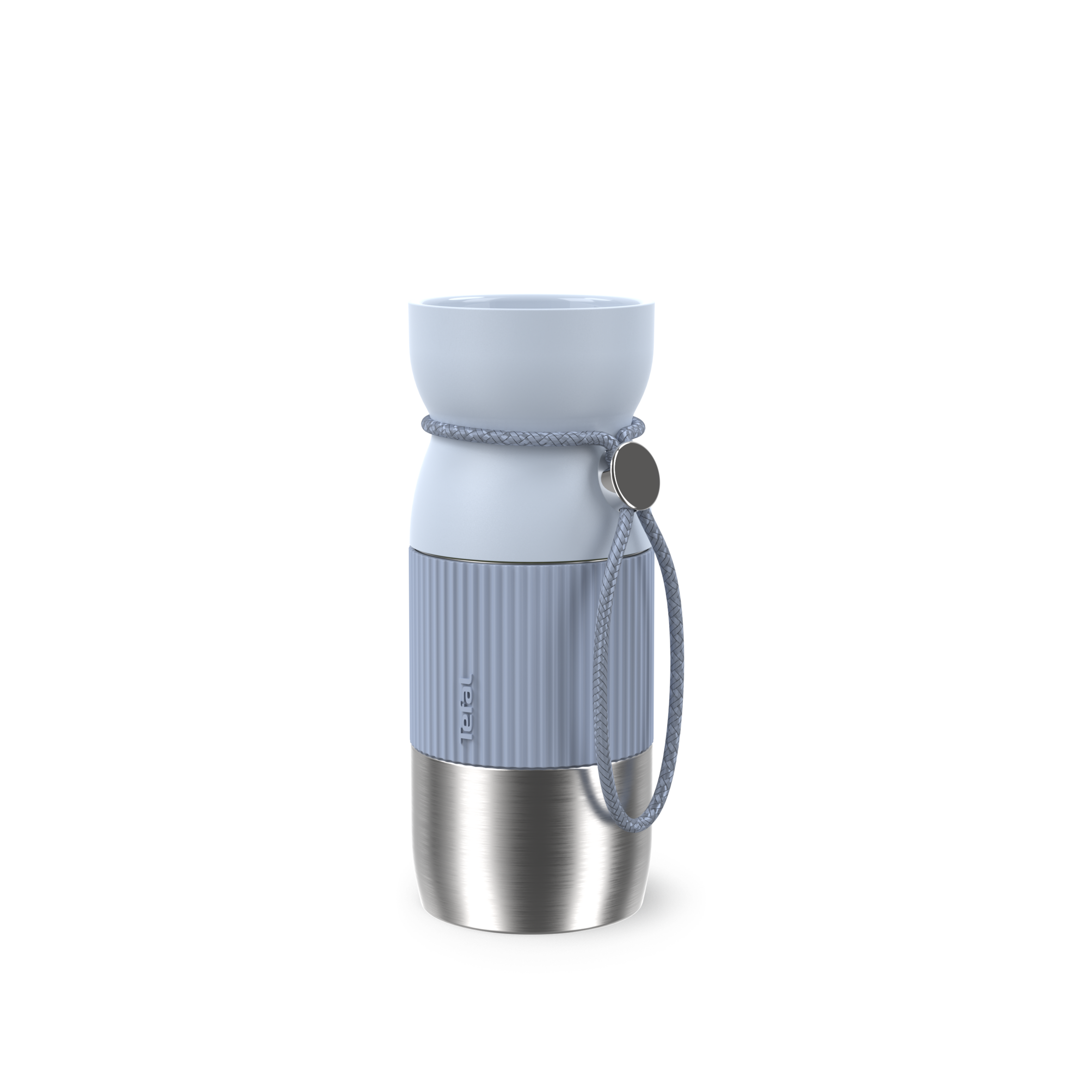 beYou N2191610 travel mug met kopvormige dop blauw (0,36L)