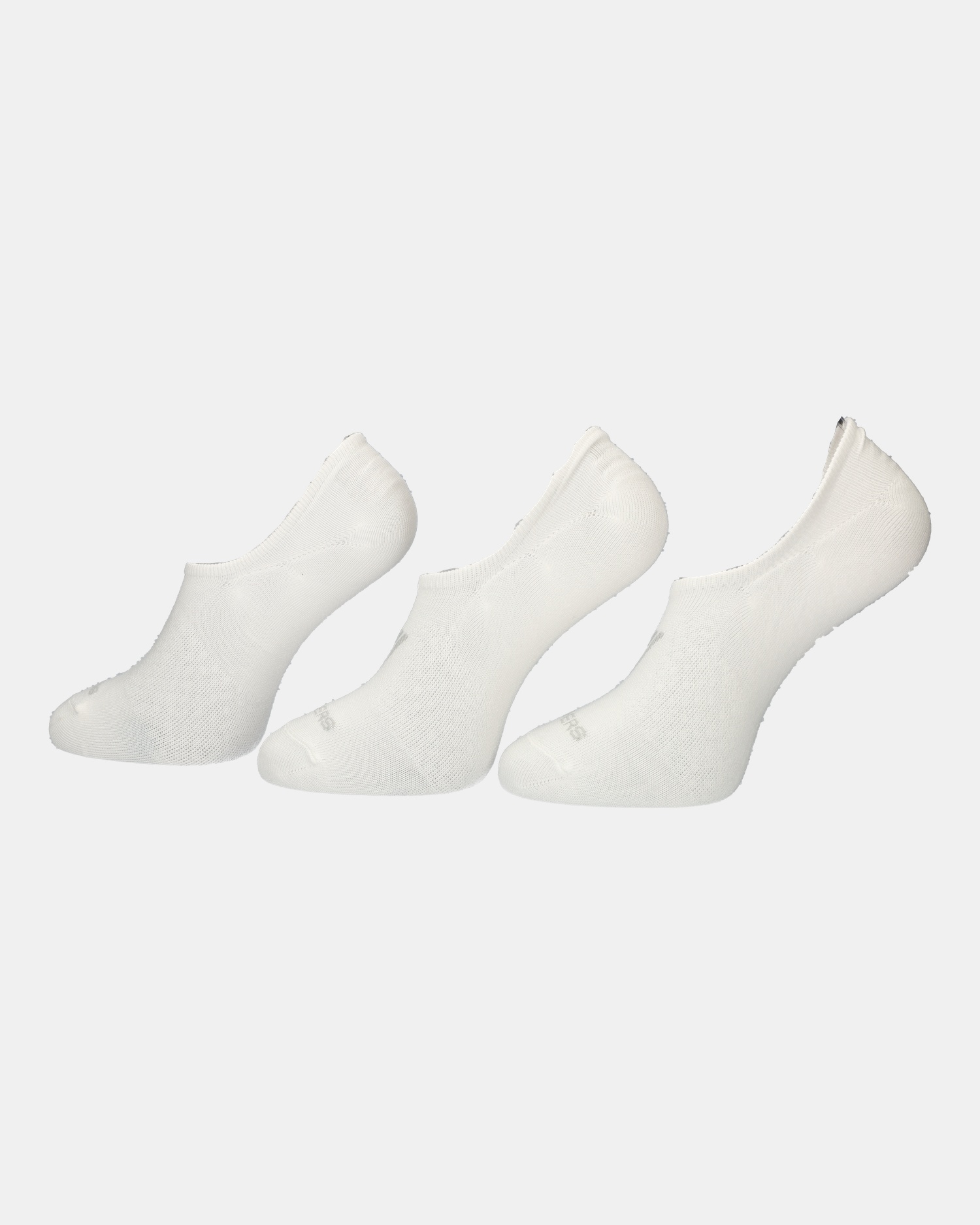 Skechers 3-Pack Sneakersokken Sokken  - wit