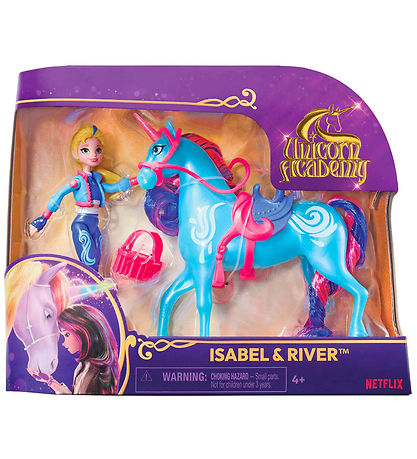 Unicorn Academy Spielfiguren - 13,5 cm - Isabel & River