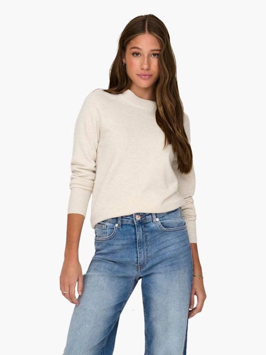 ONLY Strickpullover beige