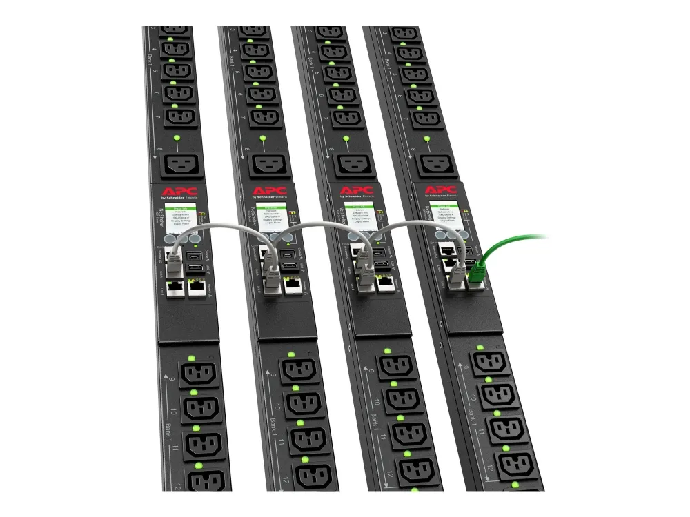 APC Rack PDU 9000 Switched ZeroU 16A 230V 21 C13 & 3 C19 IEC309 Cord