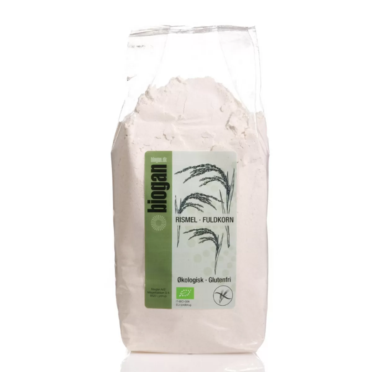 Biogan Rismel Fuldkorn Glutenfri Ø - 1 kg