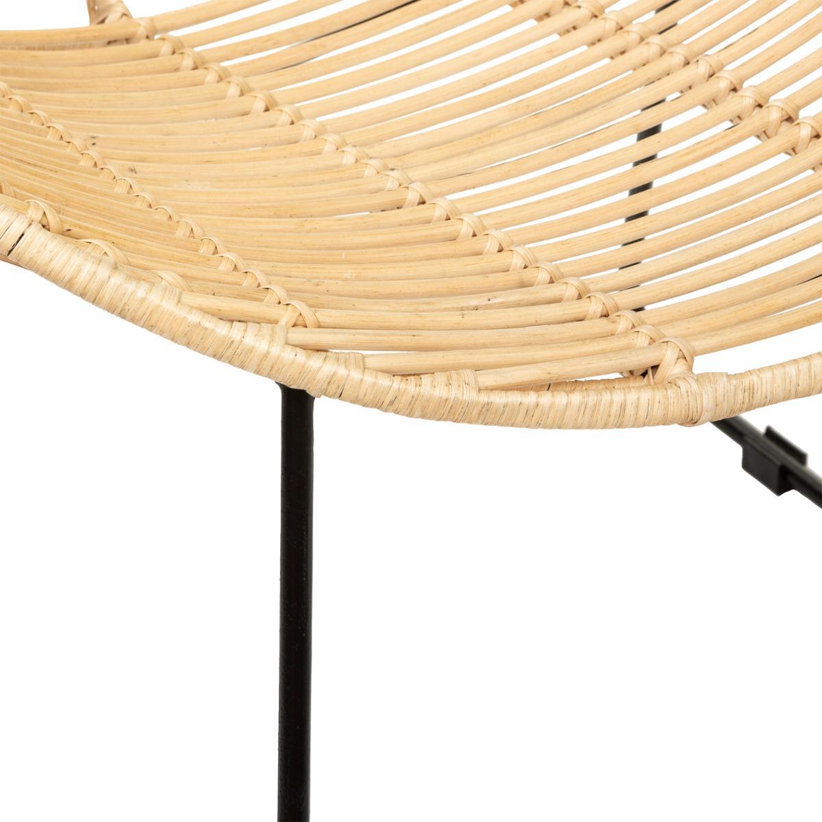 FAUTEUIL ROTIN ROND LAORA