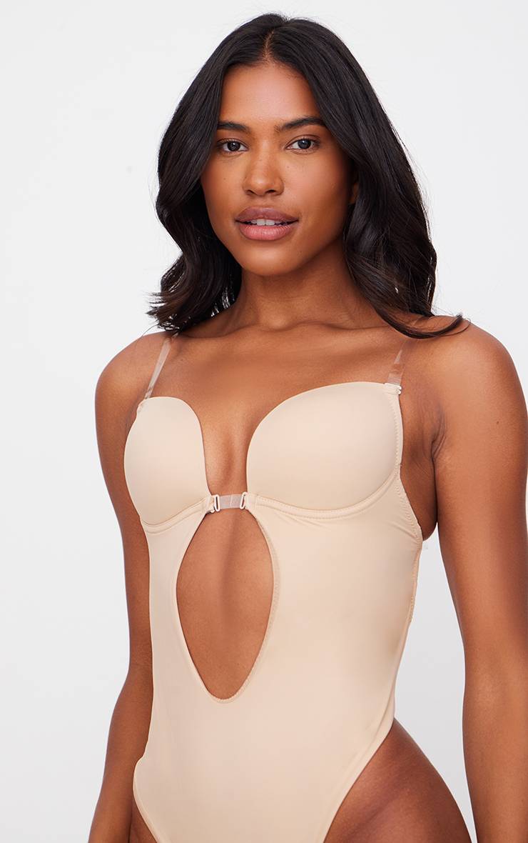 Nude Body Gainant À Décolleté Plongeant