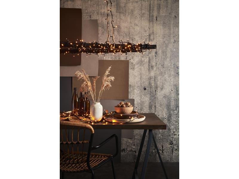 Star Trading LED Lichterkette Golden 5.6 m, 80 LEDs Lichterkette für den Aussenbereich