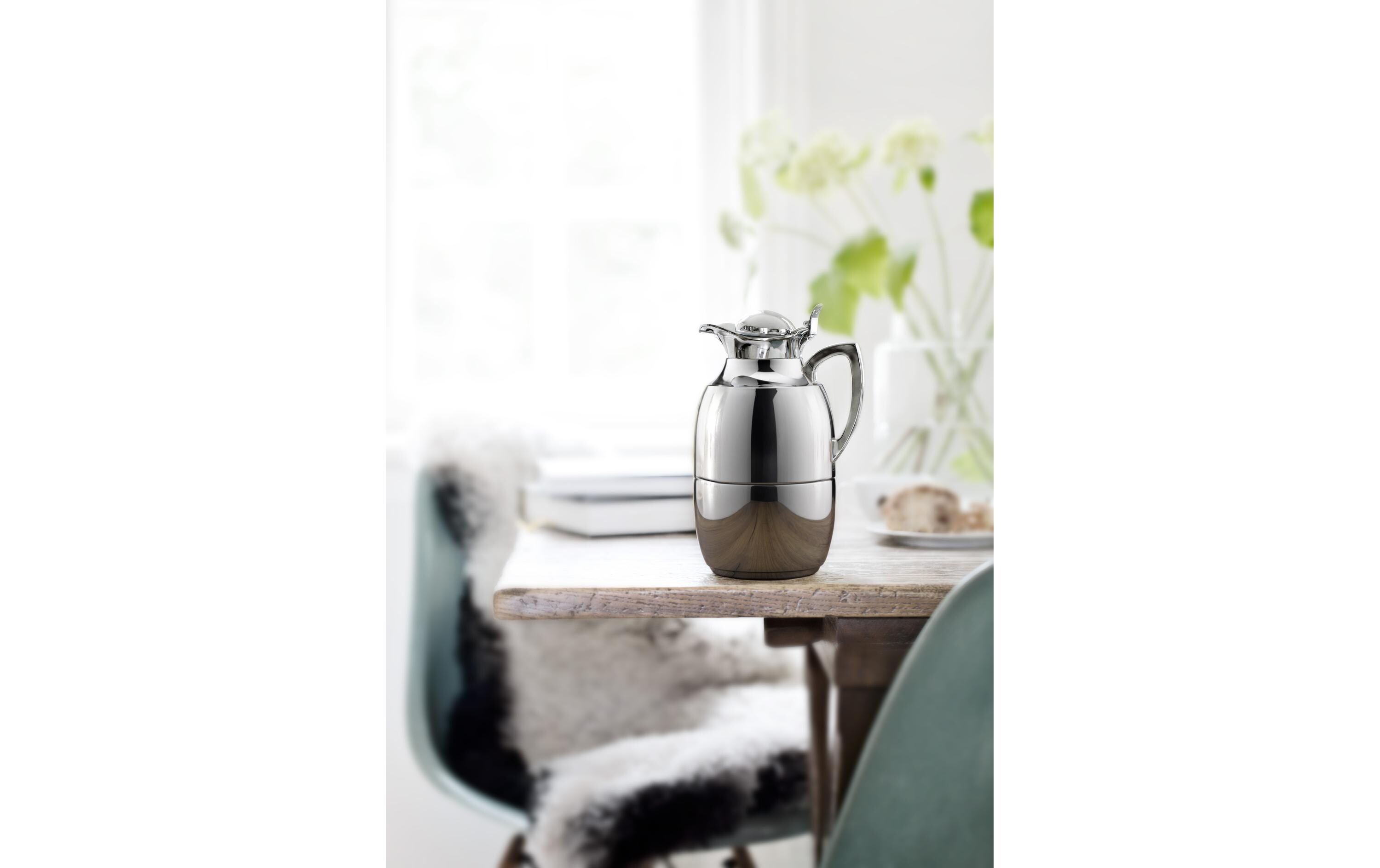 Thermoskanne Juwel 1000 ml, Silber<br>Karaffe aus Edelstahl