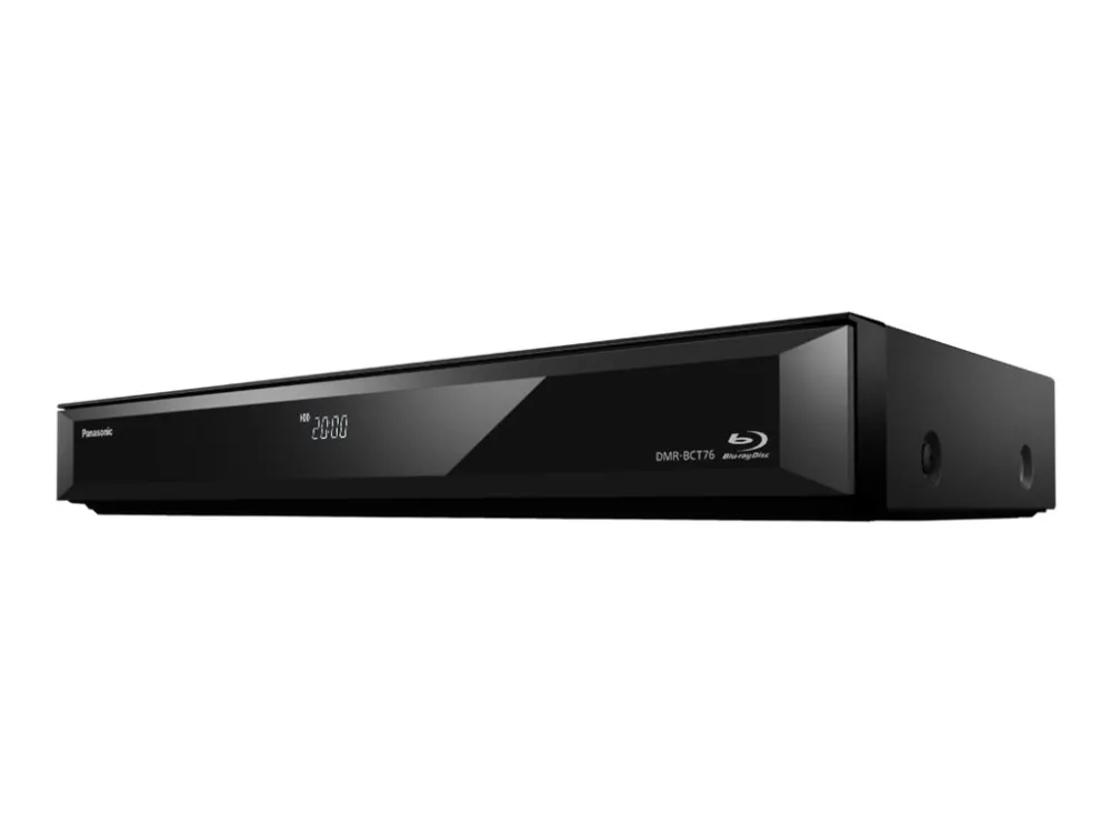 Panasonic DMR-BCT76ENK - 3D Blu-ray diskoptager med TV tuner og HDD - Eksklusiv - Ethernet, Wi-Fi
