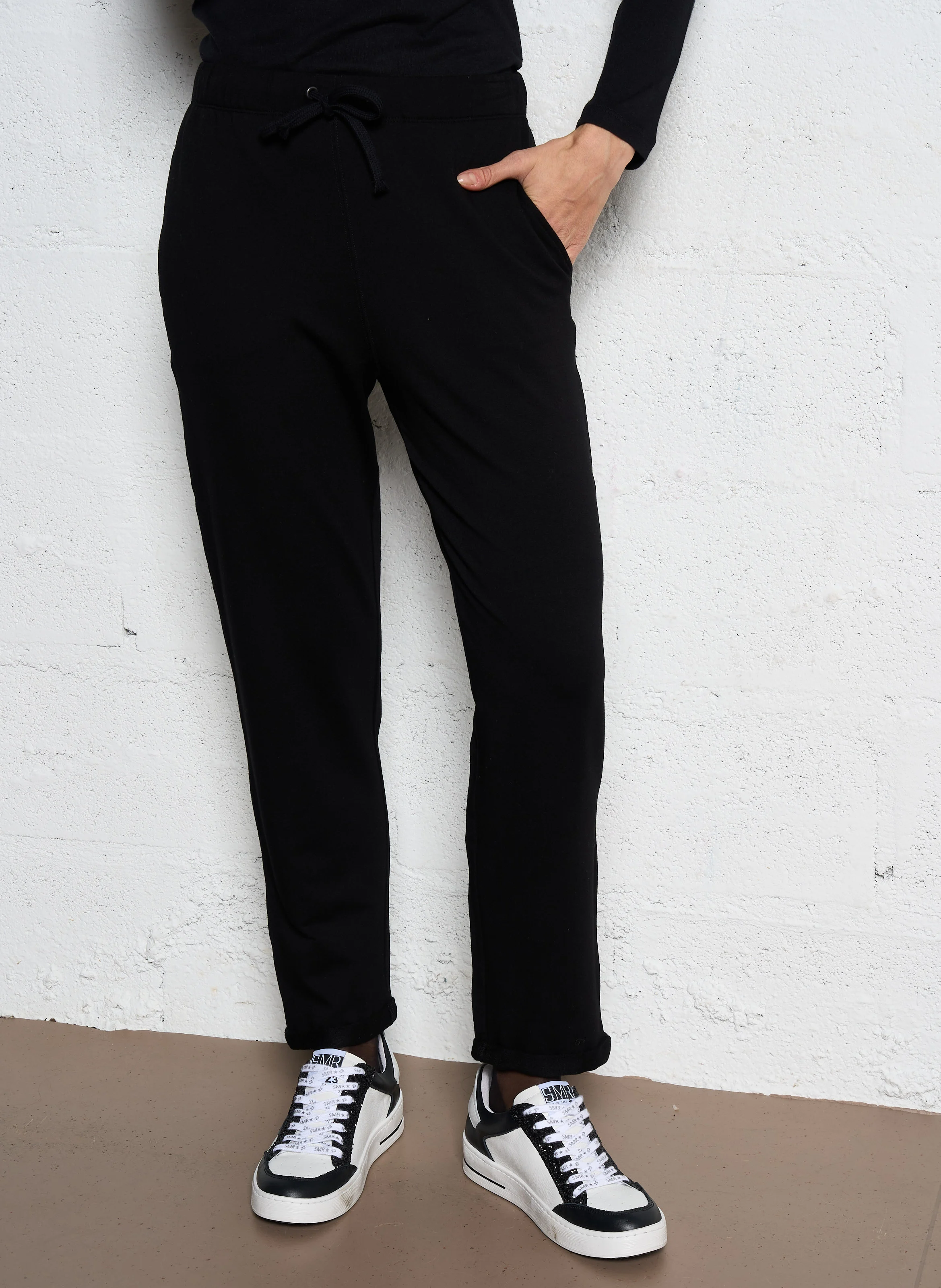 Jogging taille haute | Noir
